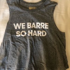 Barre crop top